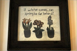 Hopefully Spring is coming soon...