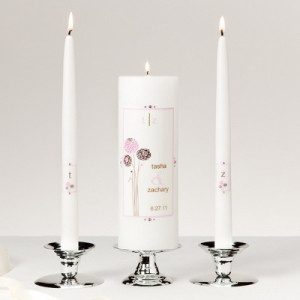 White And Black Unity Candle