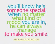you make me smile quotes for him