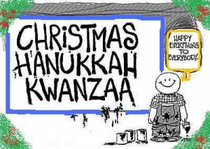 christmas hanukkah kwanzaa