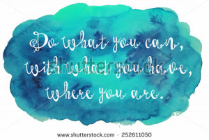 ... background. Inspire, positive quote. Motivation quote. - stock vector