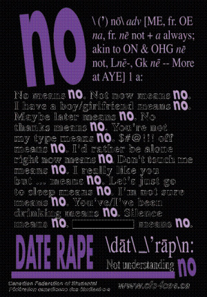 Shades of Grey in a Rape Culture: No Means No!