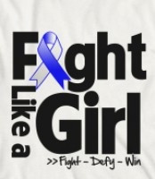 ALS Lou Gehrig's Disease Motto - Fight Like a Girl...