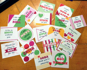 Here's the list of the tag sayings and the Item it goes to: