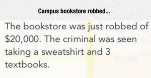 College Robbery | hilarious.. | Pinterest