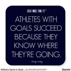 Athletics #Quote 2: Goals for Success #Sticker More