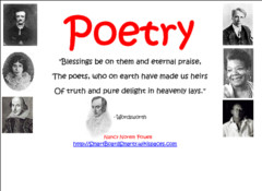 Poetry - characteristics of poetry, quotes form famous poets, types of ...