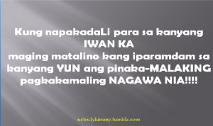 Inspirational Sad Love Quotes Tagalog #3