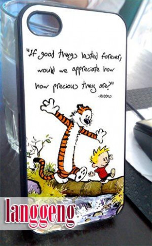 calvin and hobbes quotes iphone 4 4s 5 case by langgengstore $ 13 50