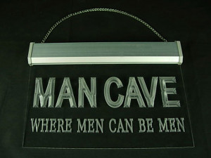 230140B Where Men can Be Men Funny Quotes Man Cave Home Beer Best LED ...