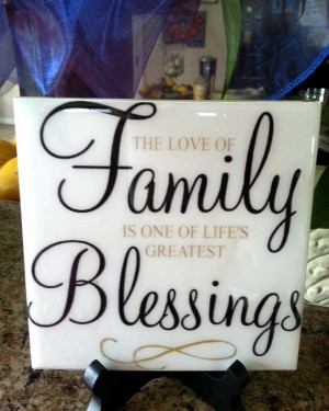 Family Wall Art decorative tiles Family by scontrino1970 on Etsy, $16 ...