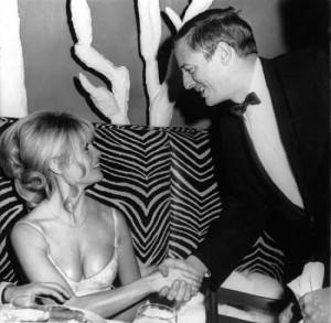 Brigitte Bardot and William F. Buckley, Jr.
