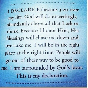 By Faith, I Declare
