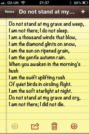 Dads funeral poem