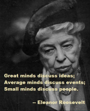 Quote by Eleanor Roosevelt