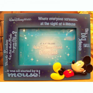 Disney Picture Frame - Quotes - Mickey Mouse
