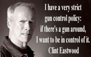... gun control policy - http://jokideo.com/i-have-a-very-strict-gun