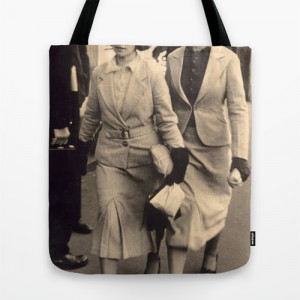 Caught off guard by a street photographer - the war years Tote Bag