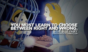 The Blue Fairy from Pinocchio quote