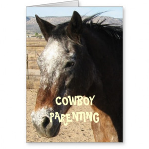 getting_older_and_wiser_cowboy_parenting_card ...