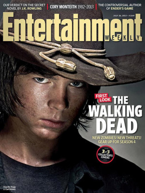 The Walking Dead’s Rick, Daryl and Carl feature on the cover of EW