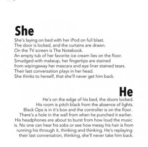 Most popular tags for this image include: love, sad, she, he and boy