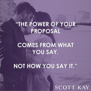 The power of your proposal comes from what you say, not how you say it ...