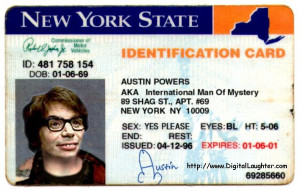 Newly released New York Driver's License-austinpowersnydriverslicense ...