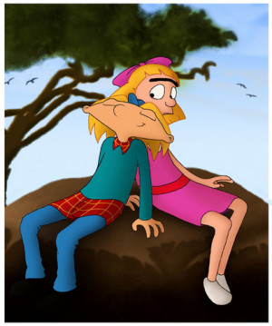 Helga and Arnold - arnold-and-helga Fan Art