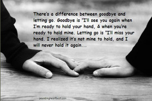holding on and letting go breaking up quotes quotes about moving on ...