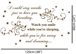 Large Aerosmith Breathing Quote, Wall Art Song Sticker, Bedroom Wall ...