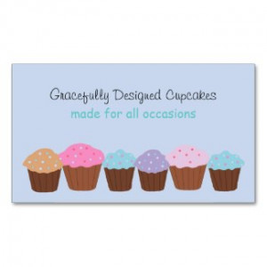 Cupcake Designs on Cards, Magnets, Mugs and More
