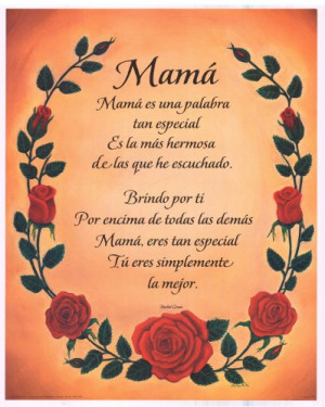 Mother's Day Poems In Spanish
