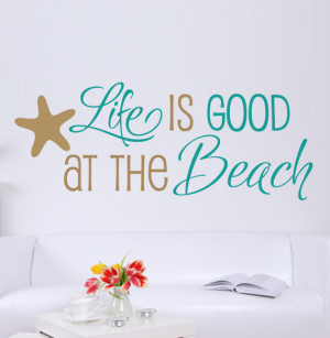 your study shoppngirlguru beach themed wall decals cachedquotes walls ...