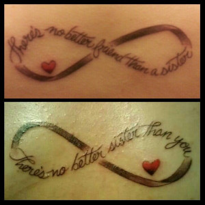 Sisters Infinity Tattoos