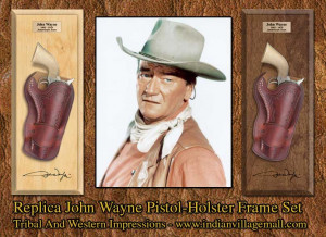 Replica John Wayne Pistol-Holster Frame Set -From Tribal And Western ...
