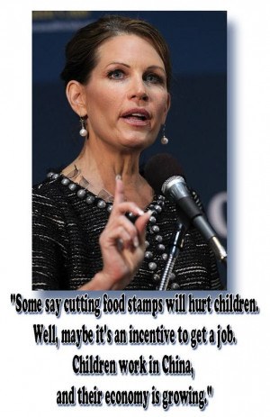 don't think Michelle Bachmann is as stupid as she lets on. I think ...
