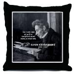 Truth Existentialist Kierkegaard Throw Pillow