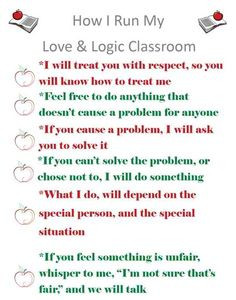 Love and Logic . . .