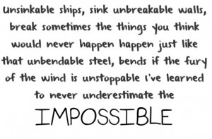 The Impossible- Joe Nichols The Song This Fic is based off of.