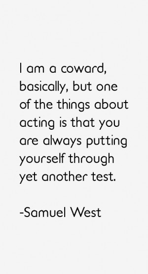 Samuel West Quotes & Sayings