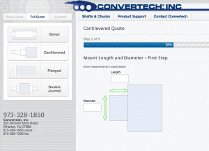 Convertech shaft quote tool