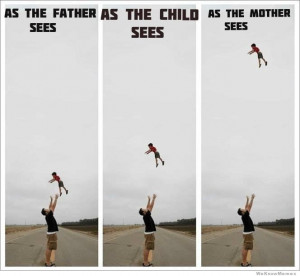 Throwing your child in the air – as the Father sees it – as the ...