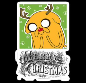 Adventure Time Christmas Card