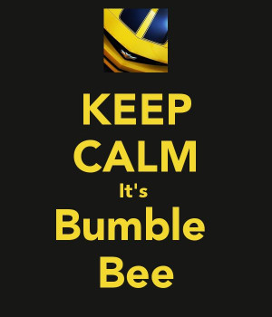 KEEP CALM It's Bumble Bee