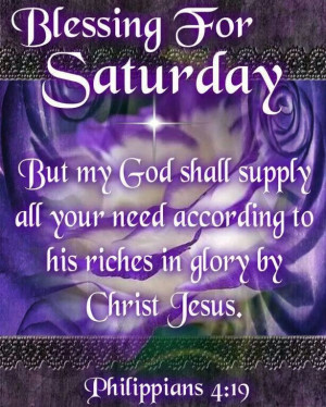 Saturday Blessing♥♡