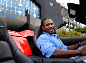 Jimmie Johnson and DeAngelo Williams on SPEED’s Test Drive: Corvette ...