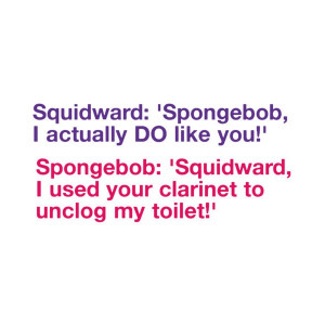 SpongeBob Quote:) liked on Polyvore