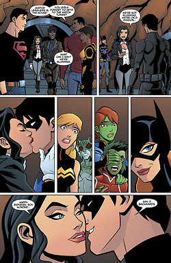 Batgirl Nightwing young justice zatanna