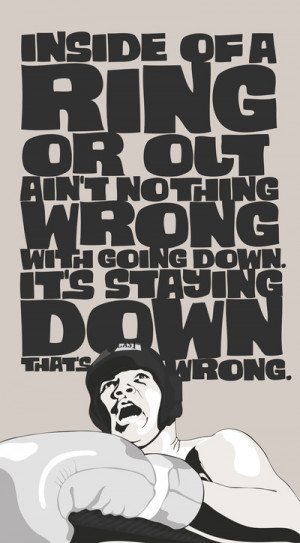 Muhammad Ali - Quote Art Print